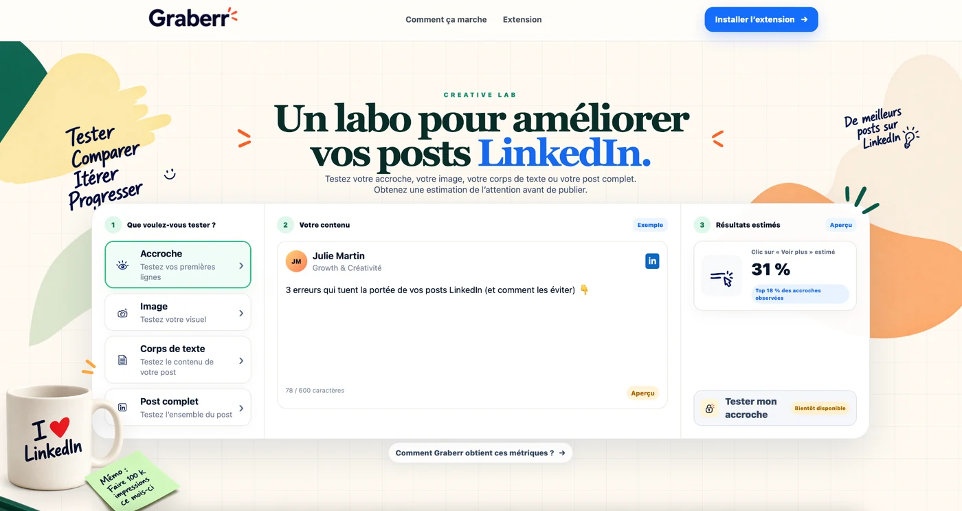 Aperçu du site Graberr